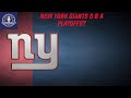 New York Giants Live Stream | Giants talk- Playoffs?