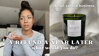 Returns, Refunds, + Exchanges? | Small Candle Business VLOG