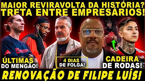 CONFUSÃO NOS BASTIDORES DA SAÍDA DE GERSON! GRANDE "TRETA" ENTRE EMPRESÁRIOS! RENOVAÇÃO DE F. LUÍS!