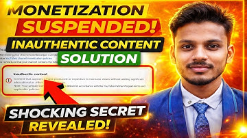 YouTube Demonetization Problem 2025 | Inauthentic Content Appeal Solution | Vfx Aakash Tech 
