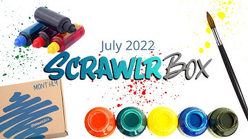 ScrawlrBox July 2022 UNBOXING