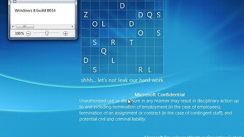 Installing Windows 8 build 8014
