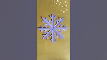 Paper snowflakes #how to make easy paper snowflakes #diy  #christmas decoration ideas #papercrafts