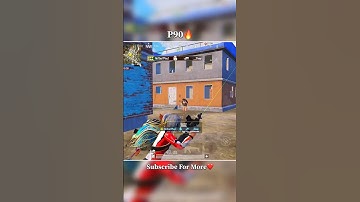 Quick 1v4 With P90🔥 #bgmi #shorts #viral #gaming