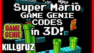 Super Mario Game Genie Codes in 3D NES - Killgruz