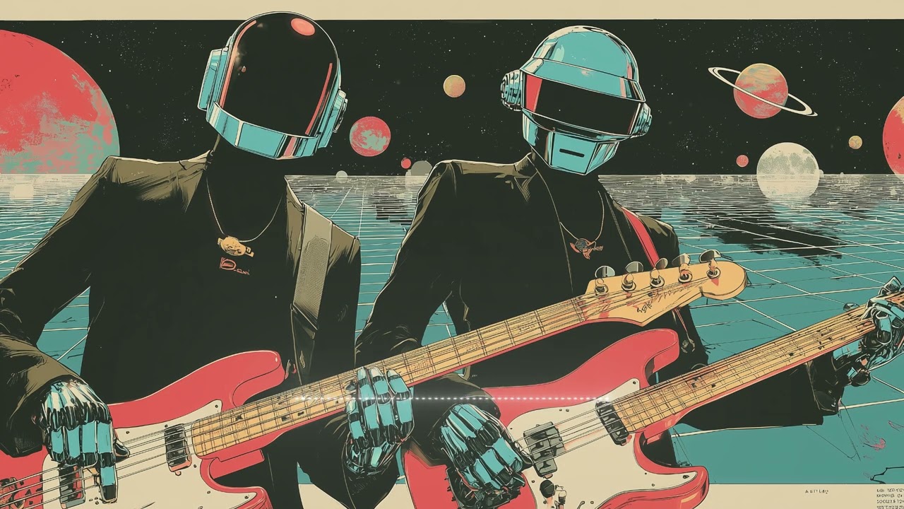 Daft Punk Twin Frequency Disco-Funk🪩🤖 | Chill Disco, House, Electro Funk, Retro Groove Playlist
