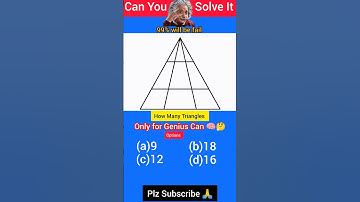 How Many Triangles l Maths puzzle 🧩#shorts #youtubeshorts #shortsfeed #viral #trending #shortvideo