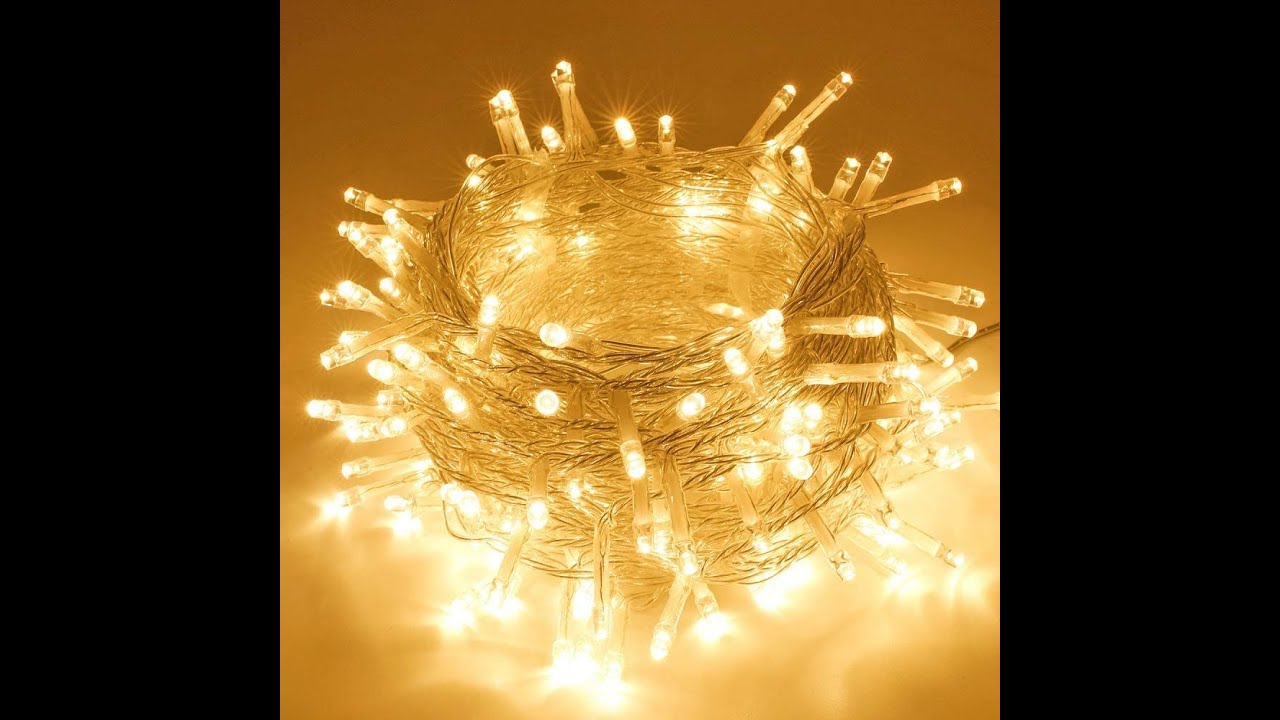 SANJICHA String Lights Indoor/Outdoor, Christmas Lights, Waterproof