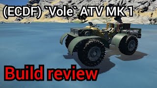 Ecdf Vole Atv Mk 1 Build Review