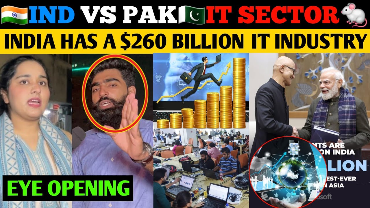 IND🇮🇳 VS PAK🇵🇰 IT INDUSTRY | WHY INDIA HAS A BIG IT SECTOR? | 160k+ STARTUPS REGISTERED