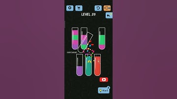 Water colour sort level 29 / #shorts