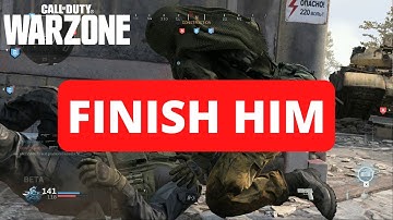 How To Do A Finishing Move / Execution In Call Of Duty Warzone