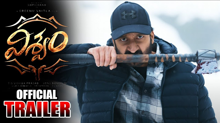Viswam Movie Official - Trailer || Gopichand || Sreenu Vaitla || TG Vishwa Prasad || NS