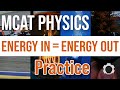 MCAT Physics Practice: Using Conservation of Energy