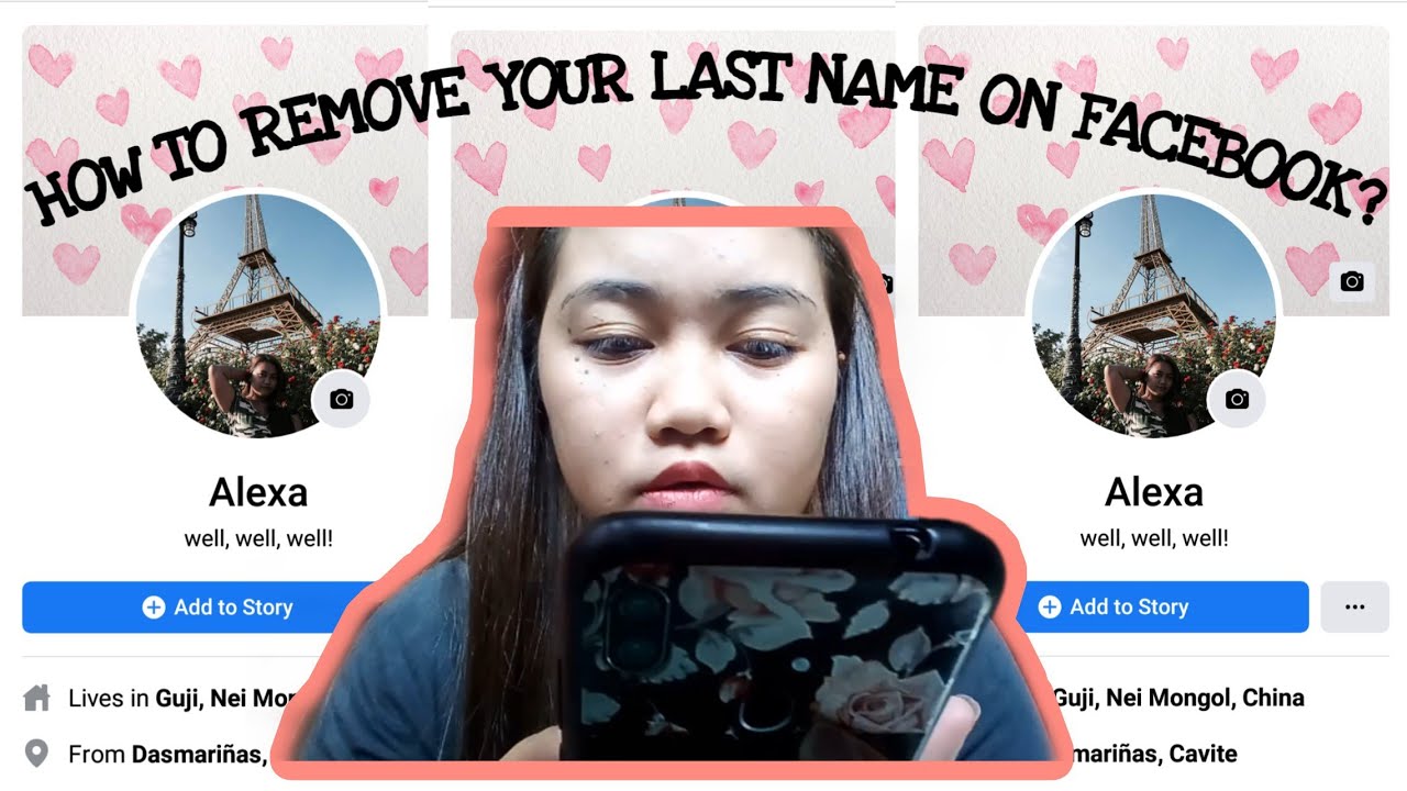 how-to-remove-your-last-name-on-facebook-tutorial-youtube