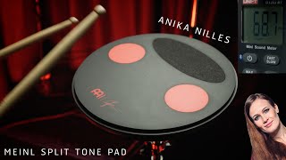 แป้นซ้อมกลองเทพ เด้งได้3แบบ | Meinl Split Tone Pad By Anika Nilles