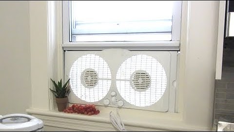 Home Depot 9" Window Fan | Reversible In and Out Exhaust | Model WDF9-2 | Twin Window Fan Review