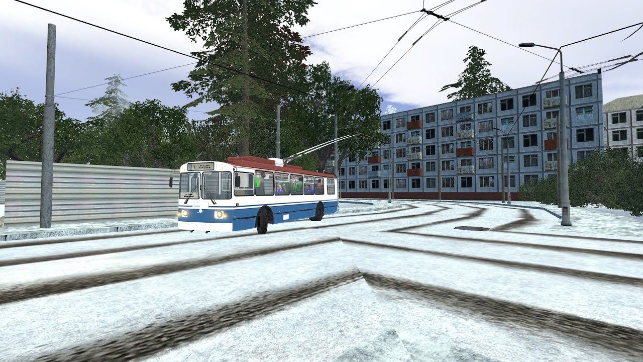 Троллейбусы на карте Черноземск 2! Бомбанул! garry's mod