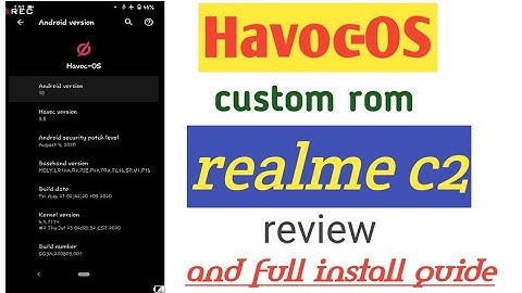 realme c2 custom rom review how to Install Custom Rom in Realme C2 HAVOC OS (using TWRP) | HERO TECH
