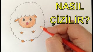 Koyun Kuzu Nasıl Çizilir? - anaokulu etkinlikleri - okul öncesi etkinlikler - easy drawings