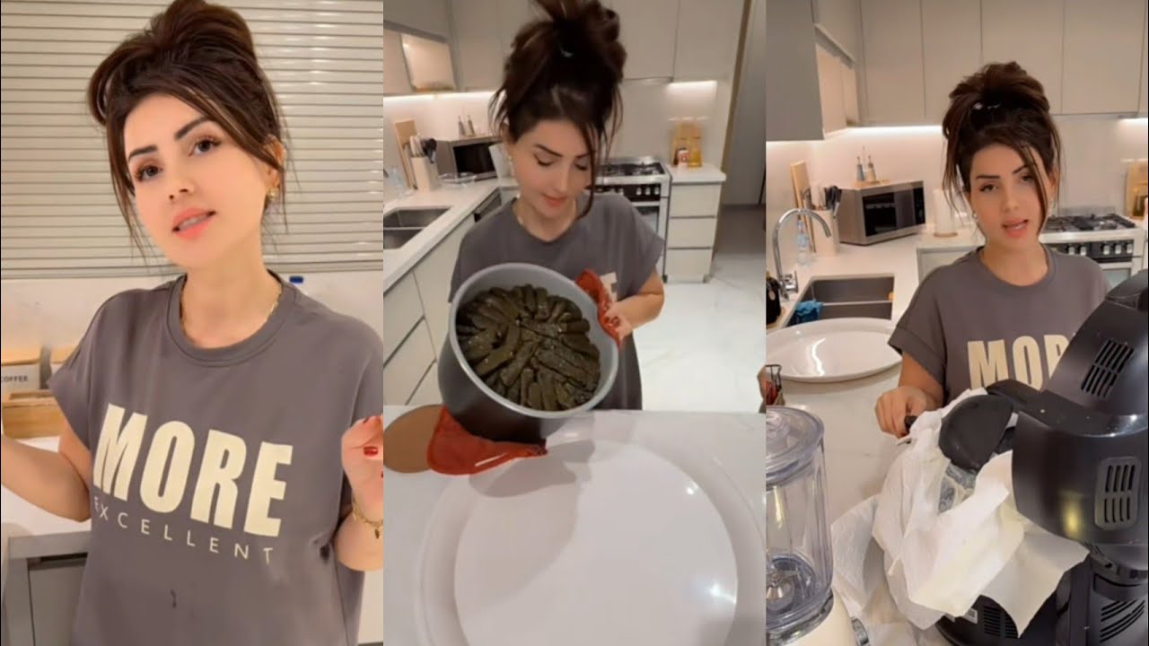 نور وعصام 🔥 وأم عصام طبخة ورق العنب صارت جاهزة وبتشهي 