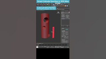 Unlock Creativity with Smart Extrude: 3ds Max Tutorial #shorts #3dsmax #tips #smartextrude