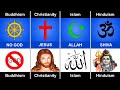 Islam vs buddhism vs hinduism vs christianity  compare religions 