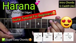 Harana - Parokya Ni Edgar (Super Easy Chords)😍 | For Beginners | Guitar Tutorial