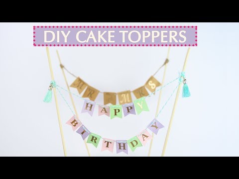 How to Make Cake Toppers SILHOUETTE CAMEO 3