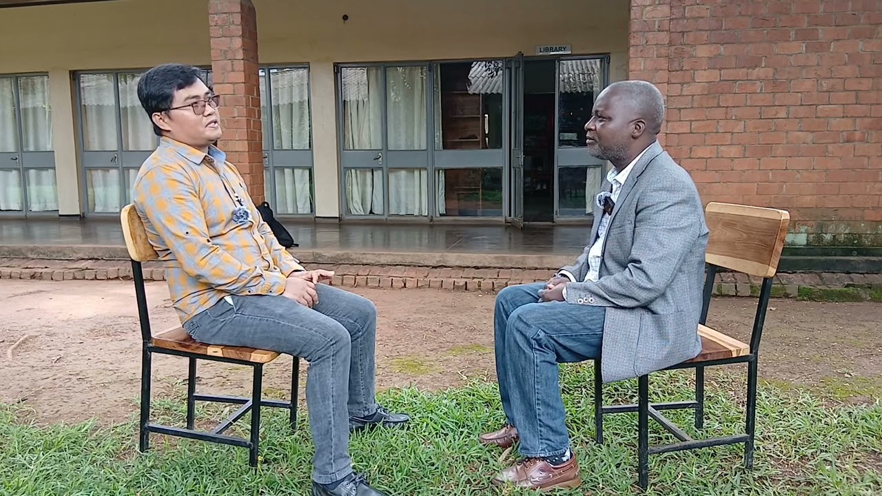 A Catholic Brother from the Philippines helps do missionary work by farming. 