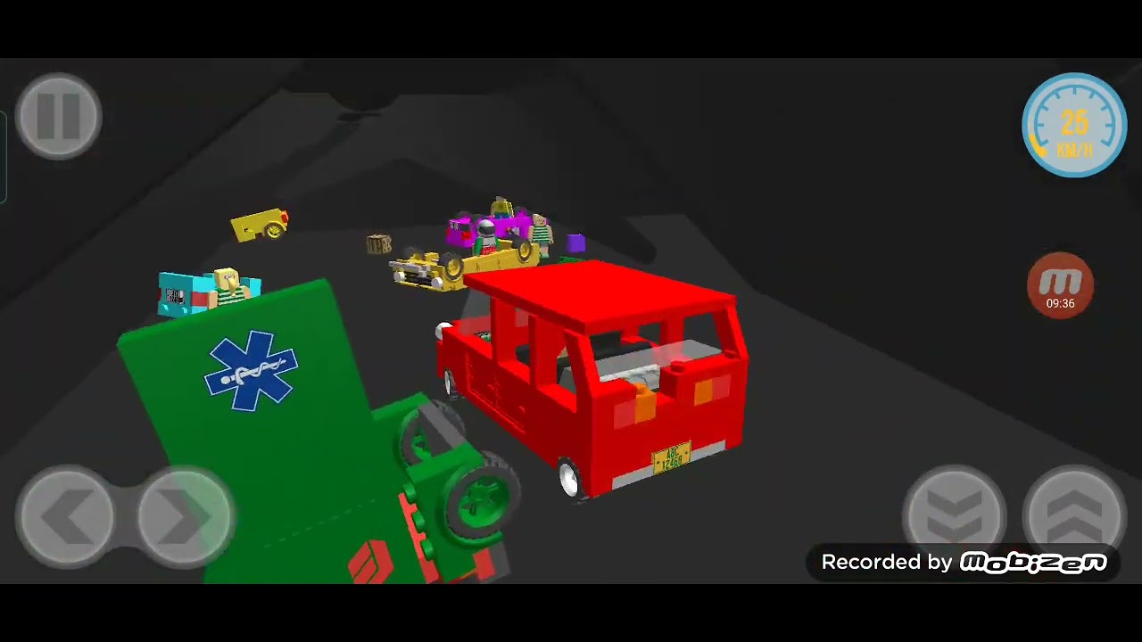 draw bricks destruindo carros