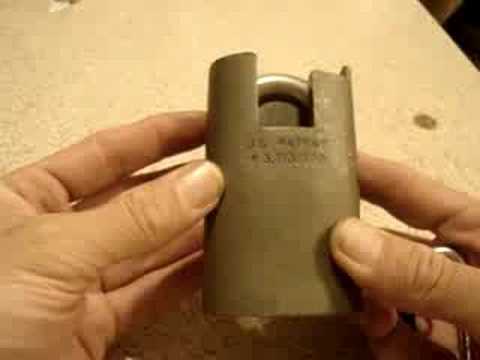 INGERSOLL/SARGEN...  & GREENLEAF 831-B MILITARY PADLOCK