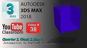 3DS Max 2018 Class #38 (Introduction to Keyframe Animation)