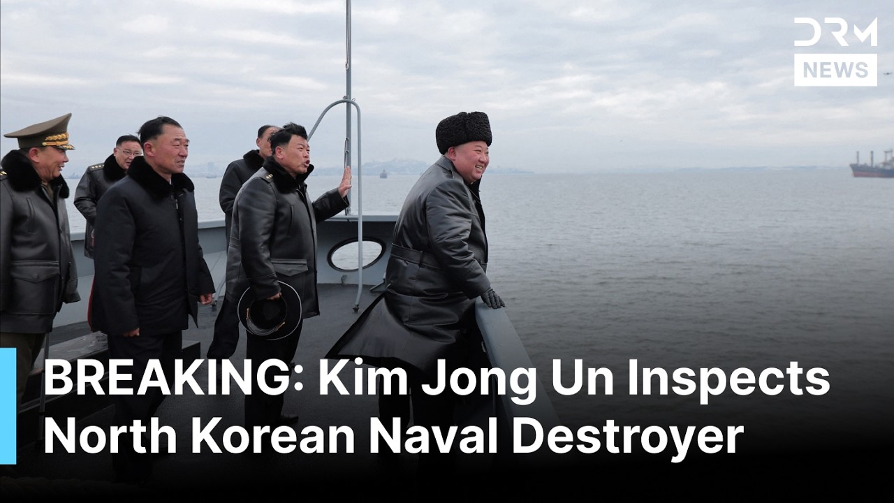 UNSEEN VIDEO: Kim Jong Un Inspects North Korean Naval Destroyer, Oversees Missile Test | AC1B