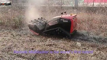 Vigorun brand $7700 remotely controlled equipment carrier made by Vigorun Tech sales to Spain #mower