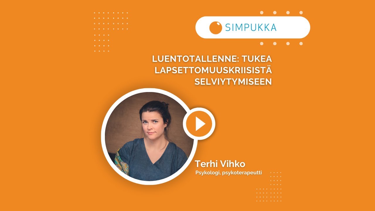 Tukea lapsettomuuskriisistä selviytymiseen