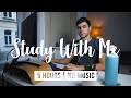 Study With Me 5 Hours Real Time | No Music