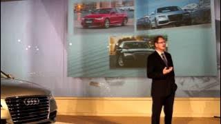 Audi USA President Johan de Nysschen Presents A7 in New York City