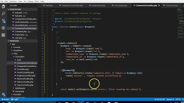 Laravel 5.5 tutorial   46   save comments to database and redirect to previous page