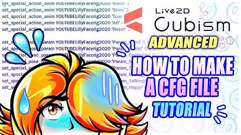 How to Make a CFG File (FaceRig) - Live2D Vtuber Tutorial
