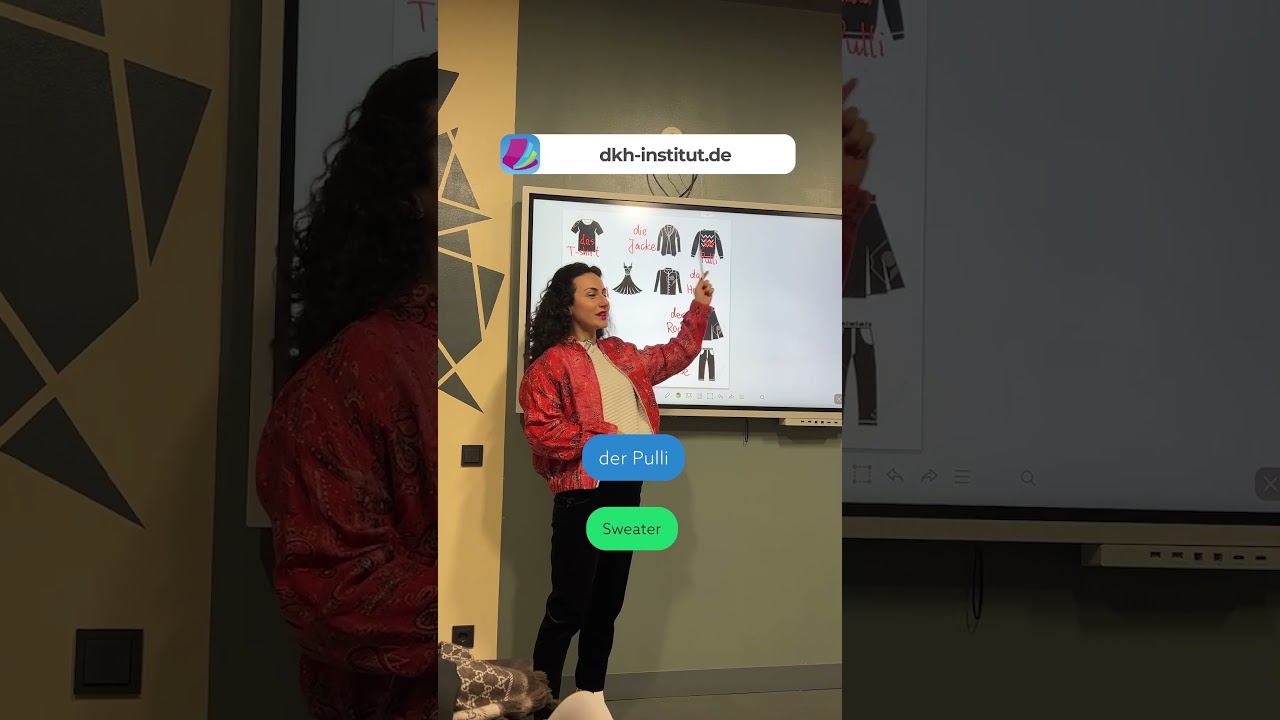 Deutsch lernen / Die Kleidung / DKH Institut