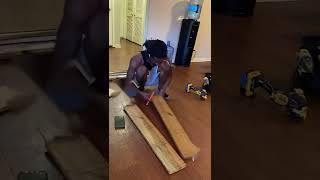 Shoe rack DIY