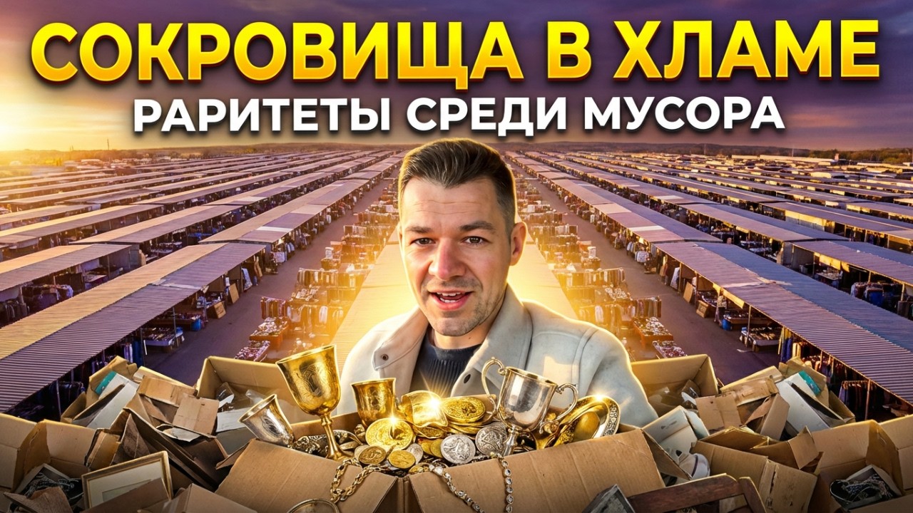 АНТИКВАРИАТ В КУЧЕ ХЛАМА! 💎 Как я нахожу сокровища?