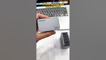 Củ Sạc Nhanh UGREEN GaN Nexode Pro 160W và 100W, hỗ trợ sạc nhanh kích thước gọn nhẹ. #ugreen