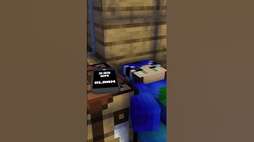 Morning Alarm be Like 🤣 #AyushMore #shorts #minecraft