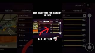 Best Sensitivity for Headshot 2026 |#freefire #gaming