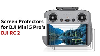 Screen Protectors for DJI RC 2 | DJI Mini 5 Pro RC tempered glass