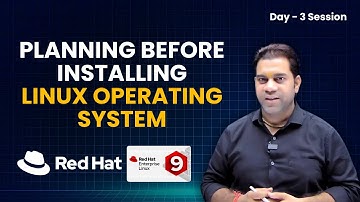 Day-3 (Part-1) Before Linux OS Installation Planning Concept | RHEL-9 Training in Hindi