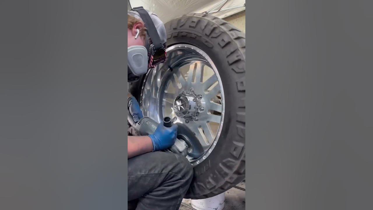 How do you polish wheels ? The renegade wheel polishing kit in action. 