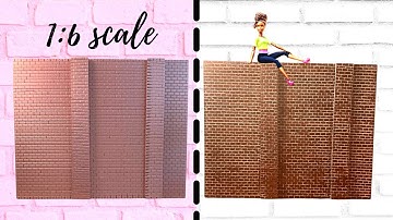 XPS/Insulation Foam Board Into Brick Wall (1:6 scale)